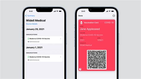 add smart health card to wallet|add covid card to iphone wallet.